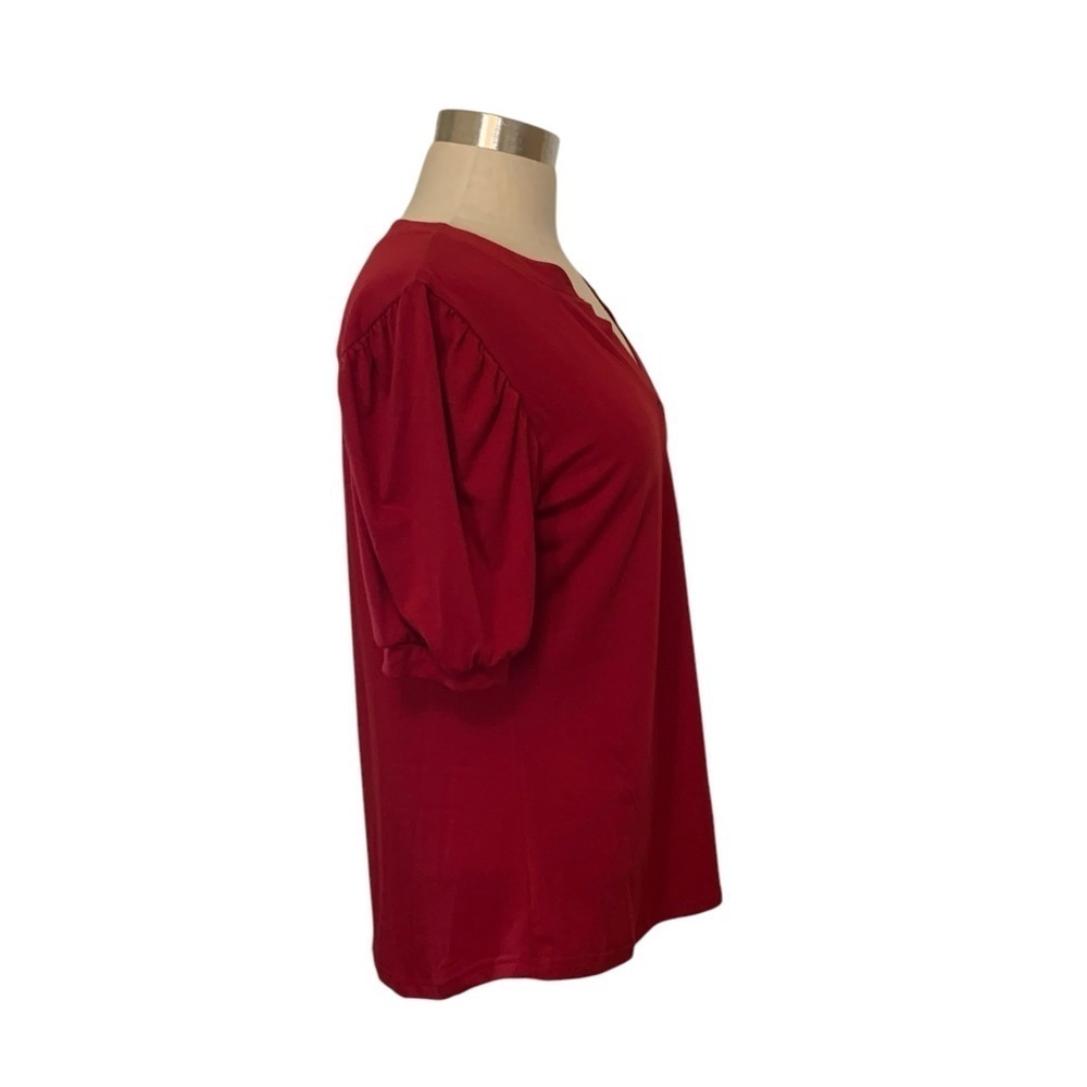 Romanstii casual V-Neck tunic top - Picture 7 of 8